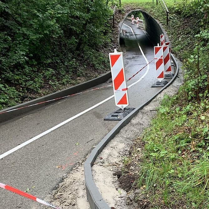 Baumaßnahme Unterführung Jahnstraße