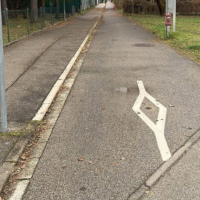 entfernter Poller