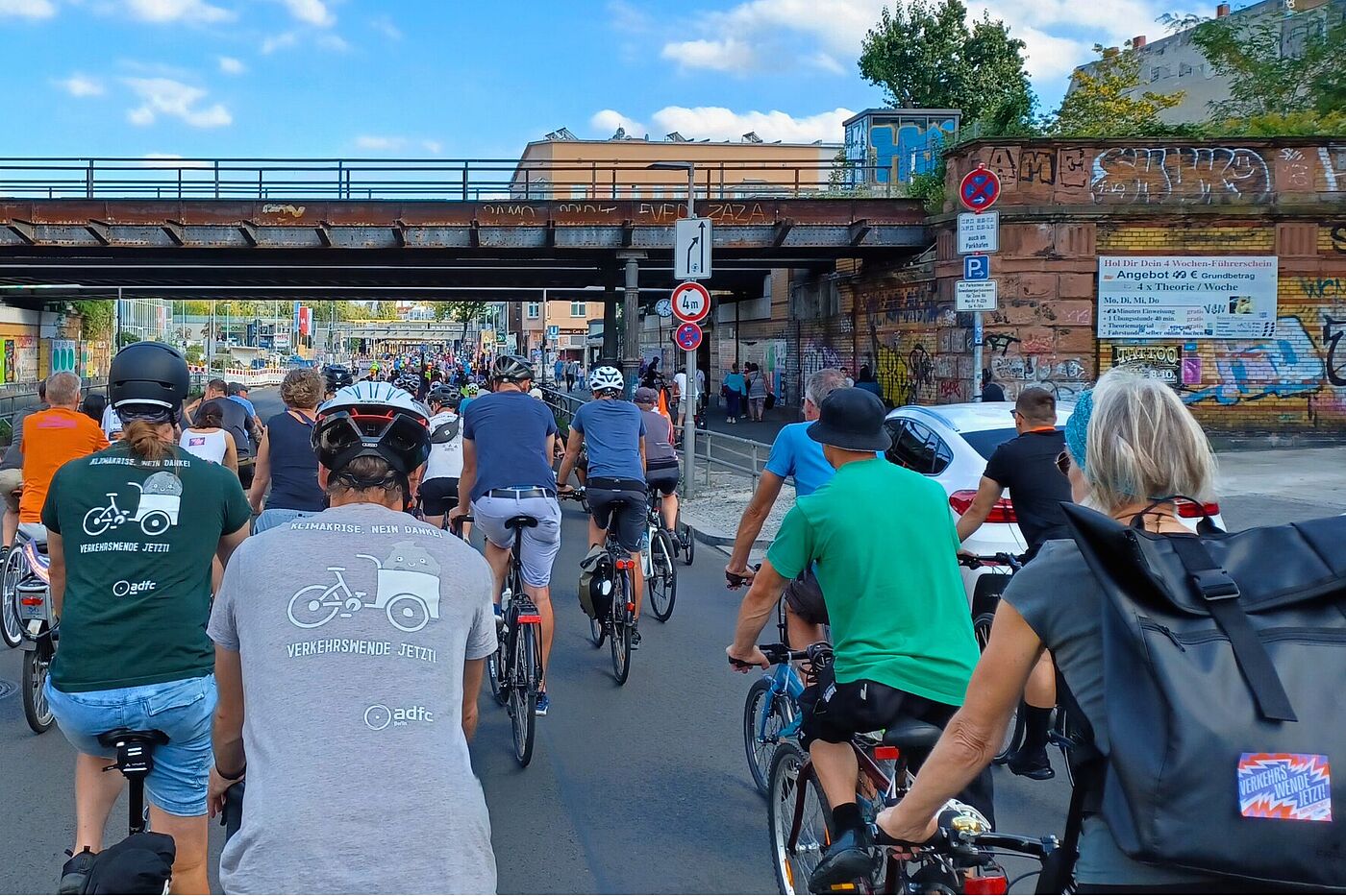 Kreisfahrt 2023 Radfahrende bei der Kreisfahrt 2023