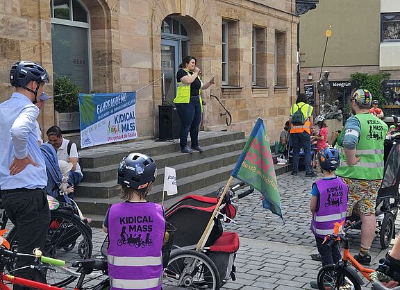 Begrüßung zur Kidical Mass Begrüßung zur Kidical Mass
