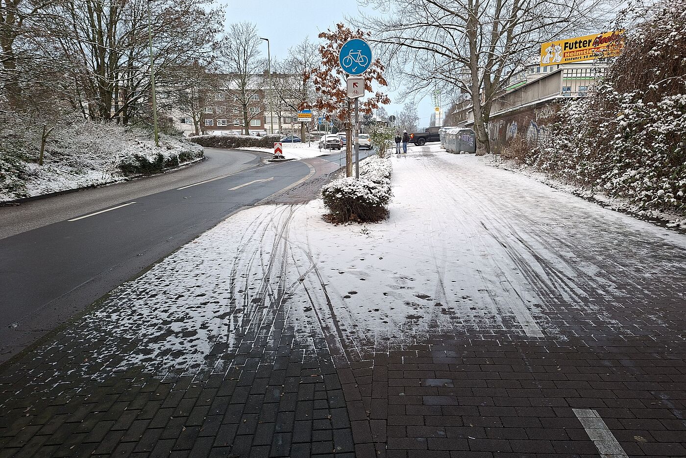 Stephanstraße: Hier muss auch geräumt werden.
