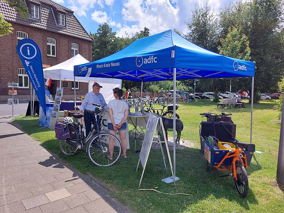 Beratung an den Infoständen