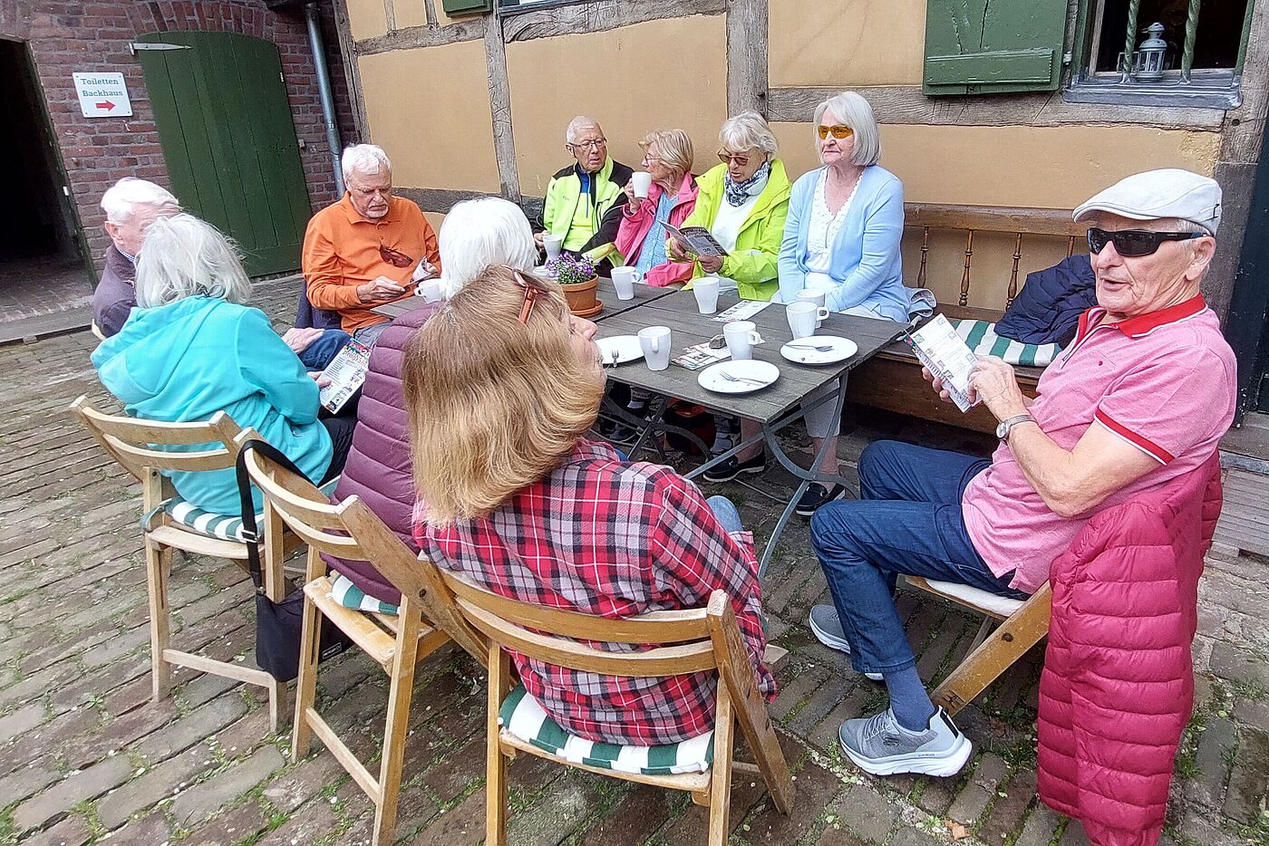 Die Tourengruppe aus Meerbusch