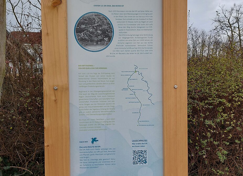 Lauschpause an der Erftmündung Lauschpause an der Erftmündung