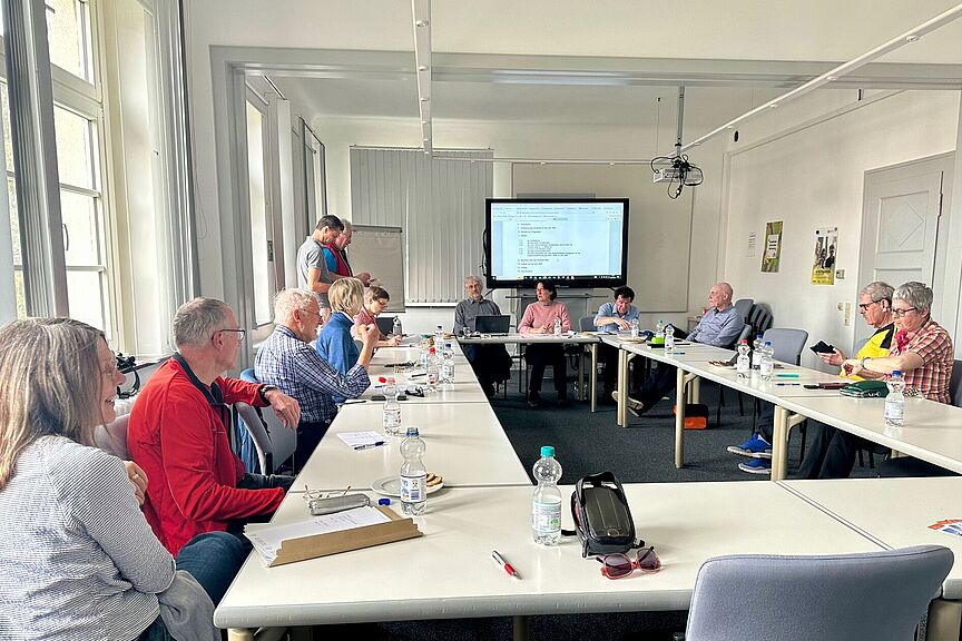 Angenehme Tagungs-Atmosphäre im Obergeschoss des Kreismedienzentrums Angenehme Tagungs-Atmosphäre im Obergeschoss des Kreismedienzentrums