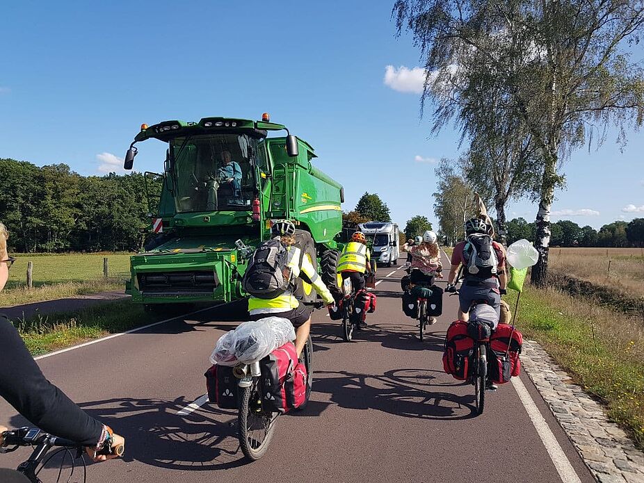 Demo-Radtour von Ohne Kerosin Nach Berlin 2020