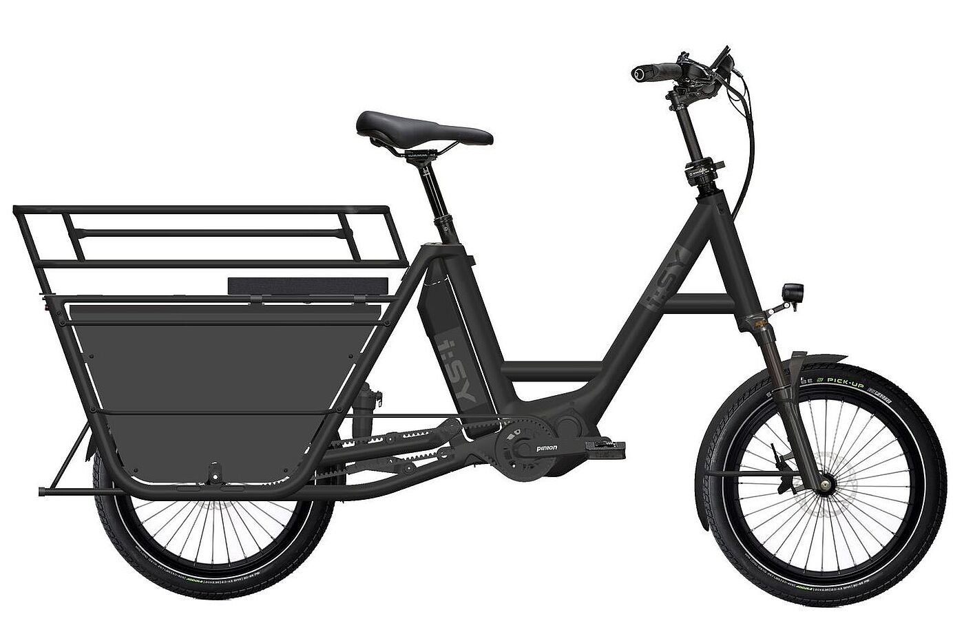 Freisteller des Fahrrads Longtail isy cargo